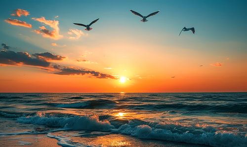 Vogelvlucht bij Schemerlicht 3