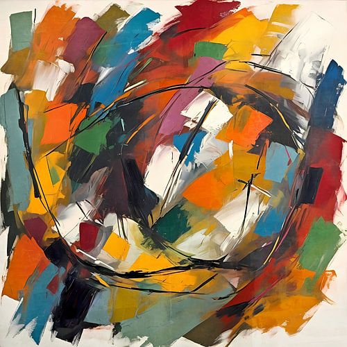 Levendig Abstract Canvas