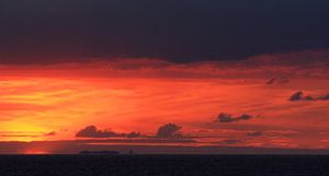 Coucher de soleil à Kattegat sur Hielke Roelevink