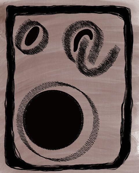 Echo of silence Silent abstraction wabi sabi by nachtfarbenart