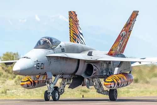 Spaanse McDonnell Douglas EF-18A Hornet.