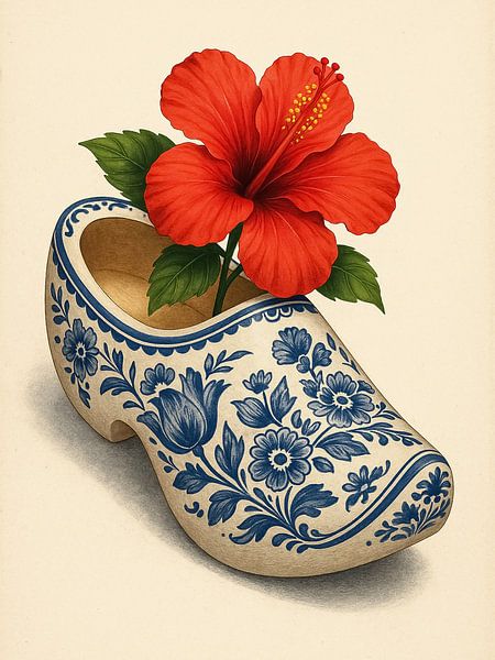 Clog meets Caribbean by WALL of Roots