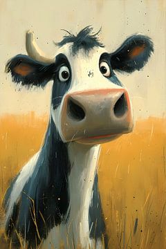 Surprised Cow by But First Framing
