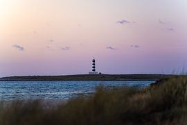 Beacon at Dusk, The Punta Prima Lighthouse by Piermarco Raimondo