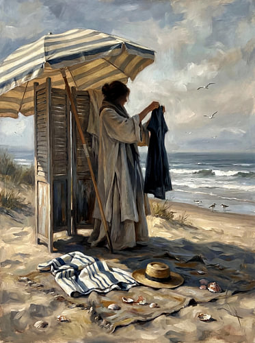 Eine Schwelle aus Sand und Einsamkeit