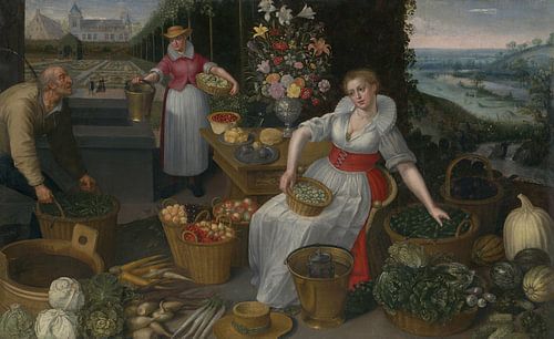 Allegorie op de zomer, Lucas van Valckenborch