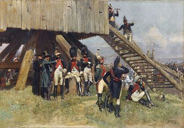 Édouard Detaille, Personeelsbriefing, Eerste Franse Keizerrijk, 1903 van Atelier Liesjes