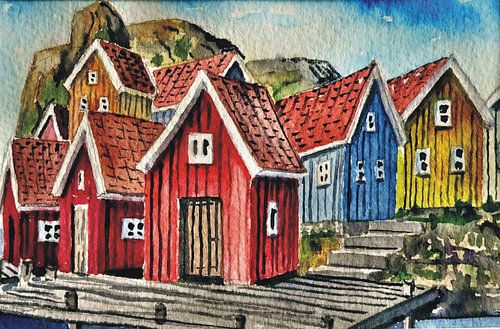 Fisherman's houses Fjällbacka