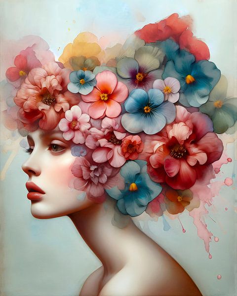 Flora's flower fantasy by Mad Dog Art