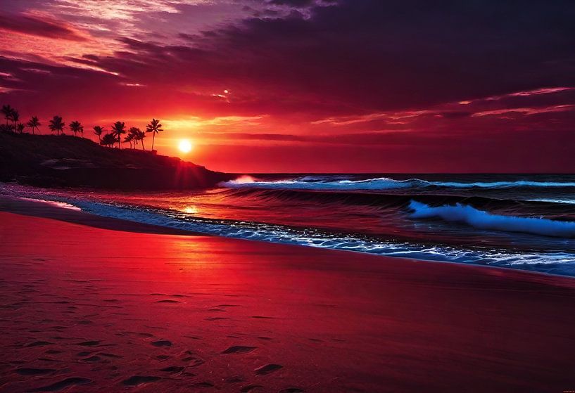 Enchanted twilight red by ButterflyPix