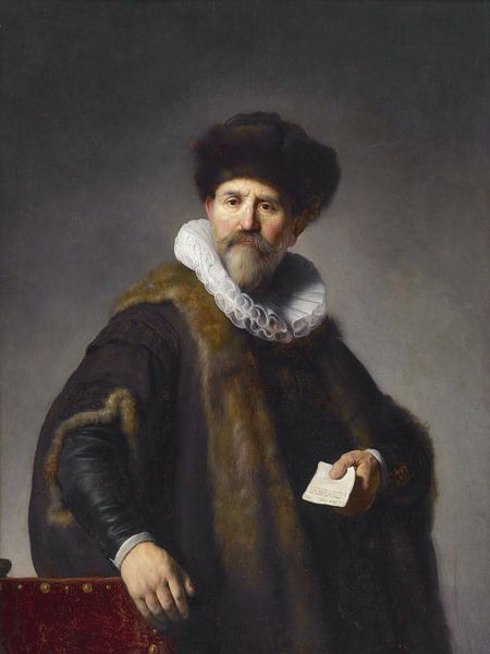 Portrait of Nicolaes Ruts by Rembrandt by Diverse Meesters