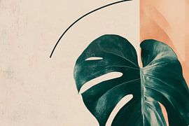 Monstera leaf by Poster Art Shop