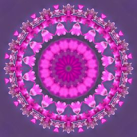 Mandala, kraftvolle Farben von Steffi Hommel