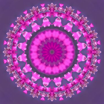 Mandala, powerful colours