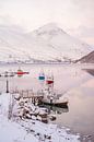 Het Kaldfjord in de Winter van Henrike Schenk thumbnail