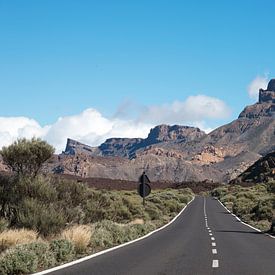 Straße zum Vulkan El Teide auf Teneriffa von ChrisWillemsen