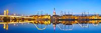 Evening view on the skyline of Kampen in Overijssel, The Netherl by Sjoerd van der Wal Photography thumbnail