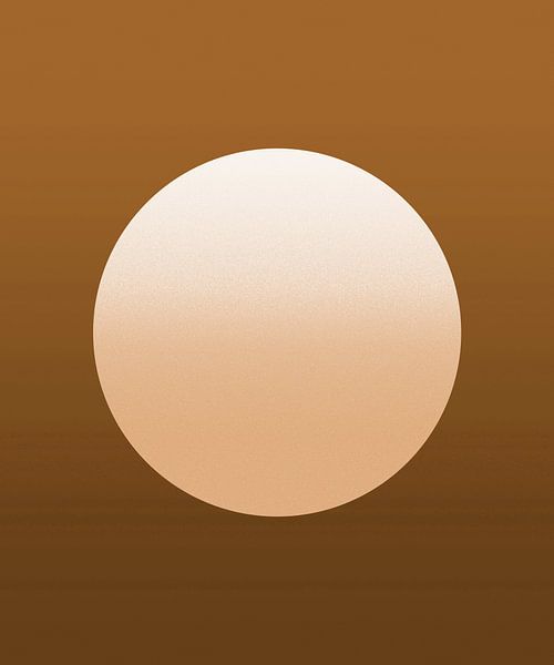 Goldener Mond II von Mad Dog Art