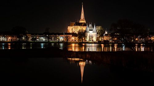 Night Pictures of the historical city Kampen, Netherlands