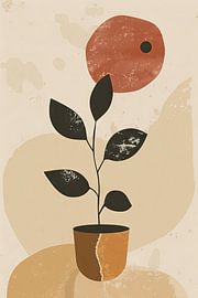Modern art plants by Poster Art Shop
