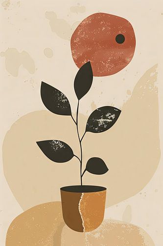 Moderne kunstplanten