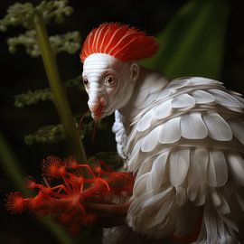 Porträt einer Fantasiefigur von Ton Kuijpers