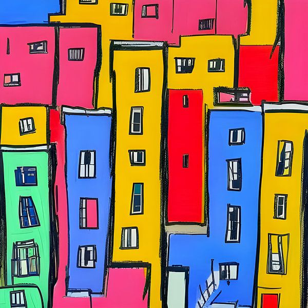 New Yorker Stil in Farbe von Lily van Riemsdijk - Art Prints with Color