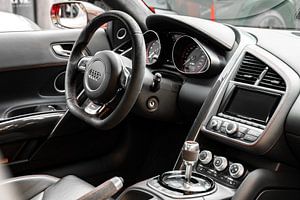 Audi R8 V10 Plus sportwagen interieur van Sjoerd van der Wal Fotografie