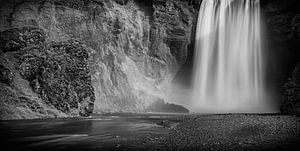 Chute d'eau Skogafoss en Islande sur Sjoerd van der Wal Photographie