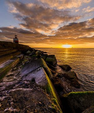 Sunset on the North Pier in March 2025 4 by peterheinspictures