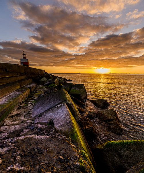 Sunset on the North Pier in March 2025 4 by peterheinspictures