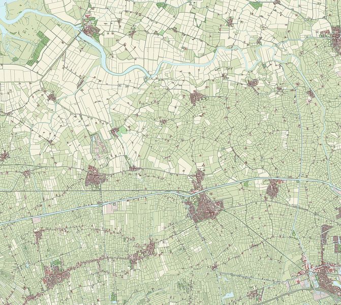 Map of Zuidhorn by Rebel Ontwerp