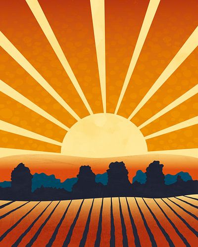 Ruhe bei Sonnenuntergang 2