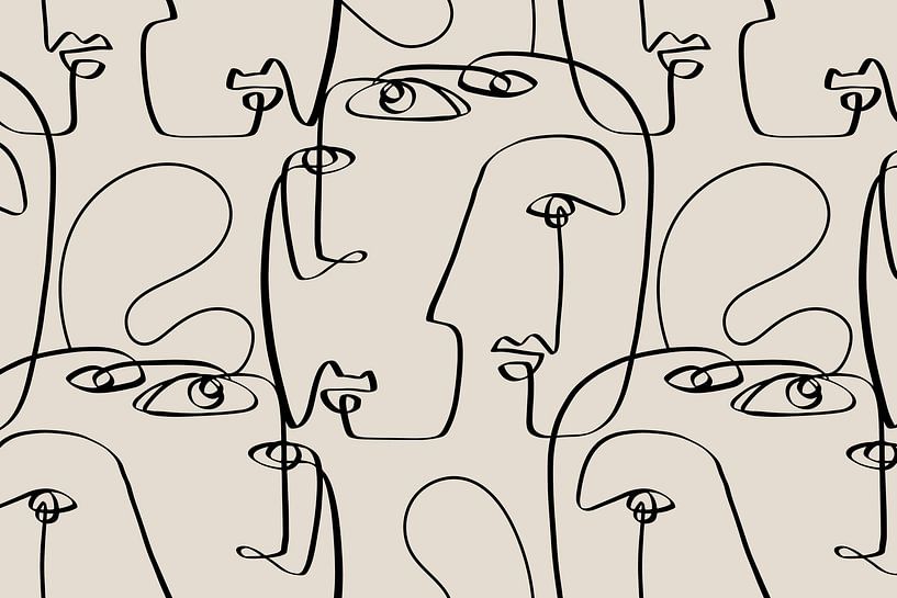 One line drawing van Studio Allee