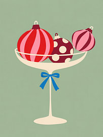 Weihnachtsschmuck im Glas von Mosaic Dialogue