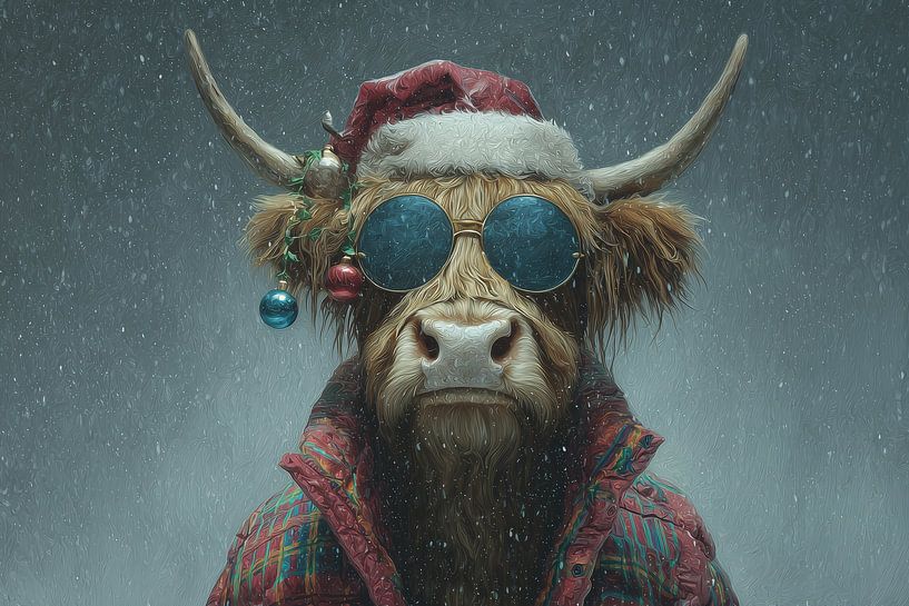 Vache avec lunettes par La collection ARTEO