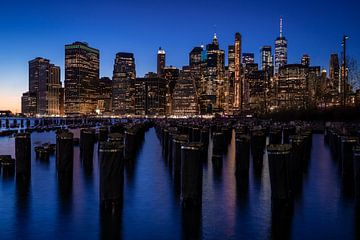 Manhattan-skyline van Matthias Stange