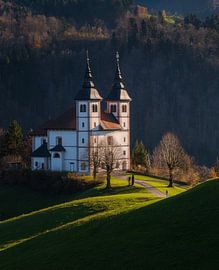 Slovenian St. Volbenk Church by Erel Turkay