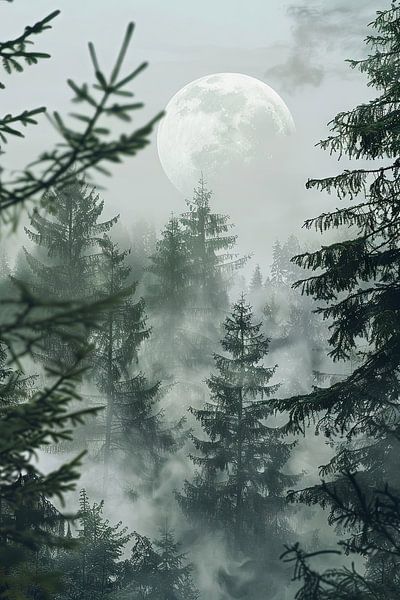 Forêt mystique par Poster Art Shop