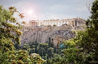 Akropolis Athen von Miranda van Hulst Miniaturansicht