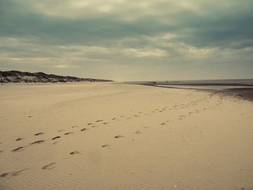 Fußabdrücke im Sand