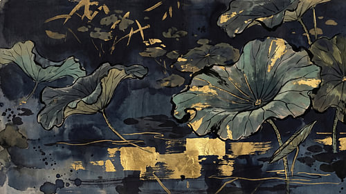 Golden Lotus Pond