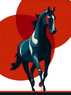 Horse - Stylish animal silhouette collection by Ariadna de Raadt-Goldberg