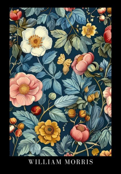 William Morris Poster by Niklas Maximilian
