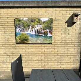 Kundenfoto: Krka Wasserfälle von Tim Vlielander, auf leinwand