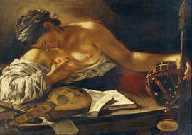 Giovanni Serodine, figure féminine allégorique - 1626 sur Atelier Liesjes