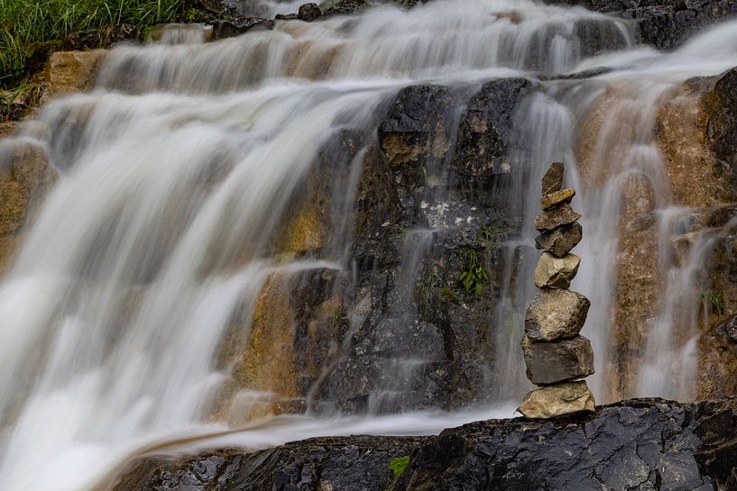 Kleiner Wasserfall in Farchant von Andreas Müller