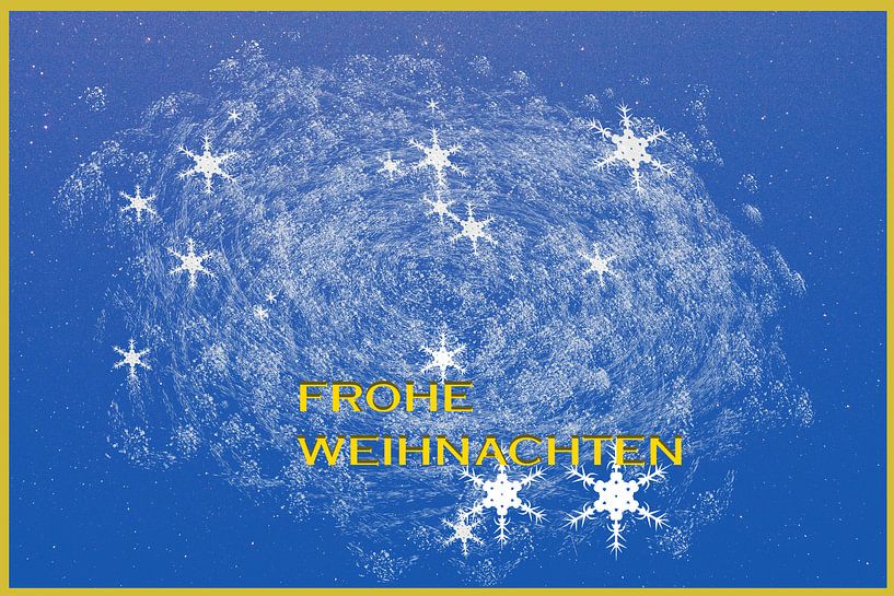 Concept Kerstmis : Vrolijk Kerstfeest van Photoart-Naegele