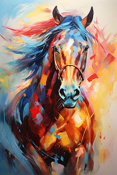 Pferdeporträt von Wunderbare Kunst