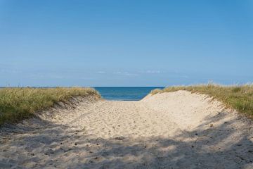 Toegang tot het strand van de Baltische Zee van Heiko Kueverling